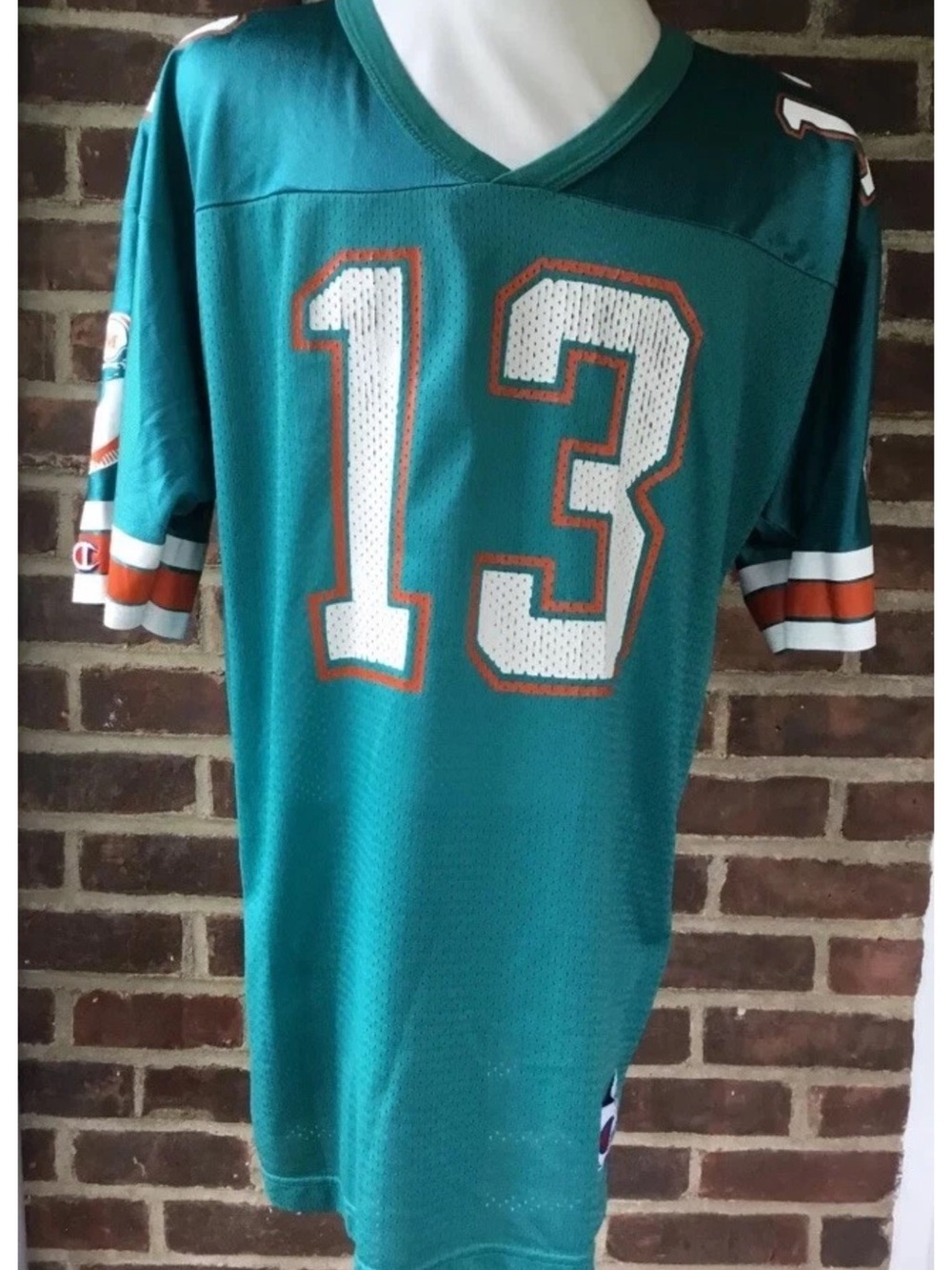 Vintage Champion Miami Dolphins Dan Marino #13 Football Jersey Size 44